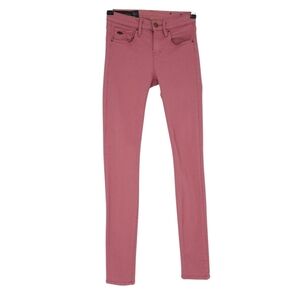 Armani Exchange Super Skinny Jeans Pink Low Rise Medium Wash Denim 25